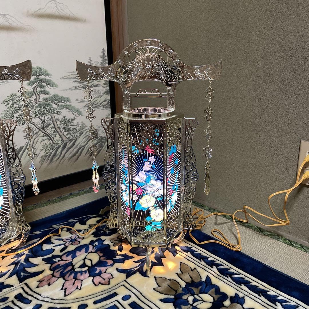 盆灯籠 回転灯籠 2個セット 盆 Amazon.co.jp: 第四弾 回転灯籠